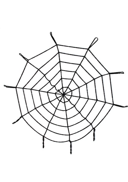 Bfs Nessiworld Halloween Cadılar Bayramı Örümcek Ağ Dekor Siyah 1.5 Metre
