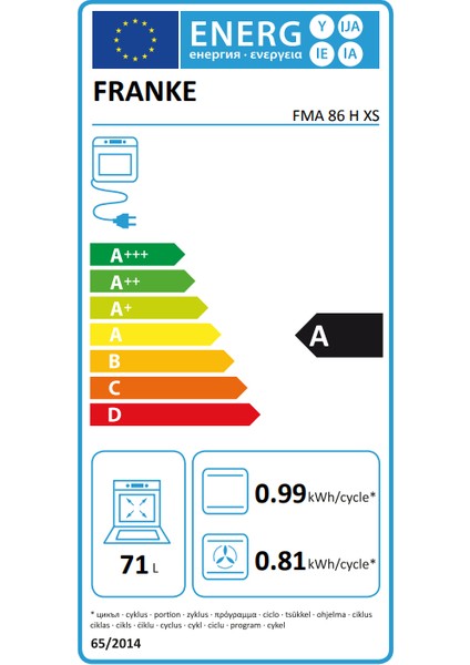 Marıs Fma 86 H Xs Nero Ankastre Fırın fırsatları