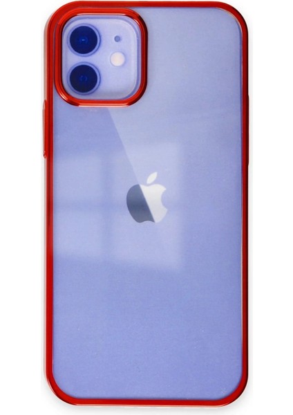 iPhone 12 Kılıf Element Silikon - Kırmızı