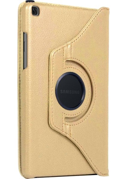 Samsung Galaxy Tab S6 Lite 10.4" P610 Kılıf 360 Rotating Stand Deri Mavi (Yurt Dışından)