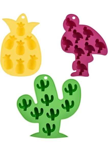 B01 Ayı Küçük Silikon Buz Tepsisi Kaktüs Ananas Şekli Buz Kalıp Karikatür Buz Küpü Makinesi Buz Küpü Tepsileri Buz Küpü Kalıp Mutfak Aksesuarları (Yurt Dışından) modelleri