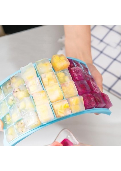 Beyaz 24 S Gıanxı 24/36 Kafes Izgara Buz Tepsisi Kalıp Gıda Sınıfı Silikon Buz Küpü Kare Tepsi Kalıp Dıy Buz Yapıcı Buz Küpü Dondurulmuş Yoğurt Tepsisi (Yurt Dışından) modelleri