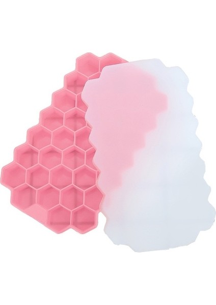 Beyaz Silikon Kapaklı Buz Kalıbı Petek Buz Küpü Kalıp Buz Küpü Yapma Aracı Mutfak Aksesuarları Kalıp Tepsisi Küp Tepsisi (Yurt Dışından) fırsatları