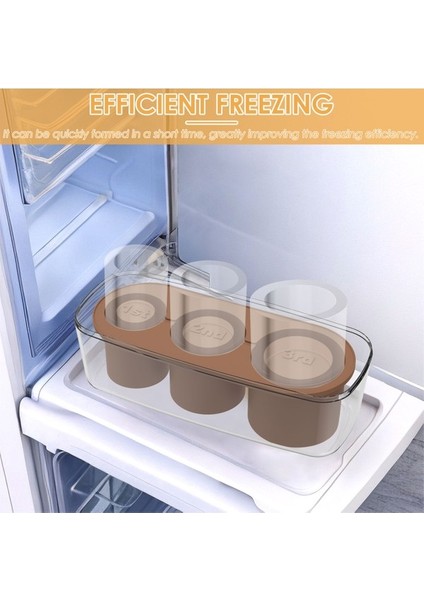 Buz Küpü Tepsisi Serbest Bırakılması Kolay Büyük Buz Küpü Kalıp Kapaklı ve Saklama Kutusu Içecekler Için Silikon Verimli Buz Küpü Yapımcısı Kalıp (Yurt Dışından) indirimleri