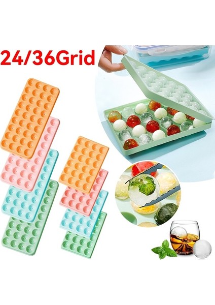 36 Izgara-Pembe 24/36 Izgara Buz Küpü Tepsisi Yaratıcı Petek Buz Küpü Kalıp Yeniden Kullanılabilir Yuvarlak Buz Küpü Kalıp Çıkarılabilir Kapaklı Gıda Sınıfı Buz Yapıcı Yurt Dış (Yurt Dışından) modelleri