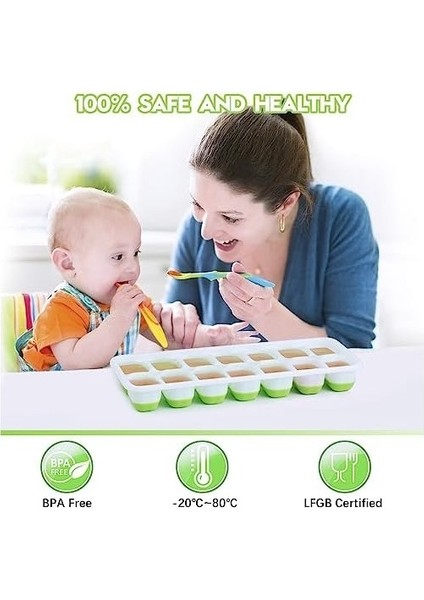 4 Paket Buz Küpü Tepsisi, Jrısbo Bpa Içermeyen Silikon Buz Küpü Kalıpları Lfgb Sertifikalı, Bebek Maması Için Istiflenebilir Buz Küpü Kalıbı, ve Içecek Soğutucu, Esnek ve Kola Yurt D (Yurt Dışından) fırsatları