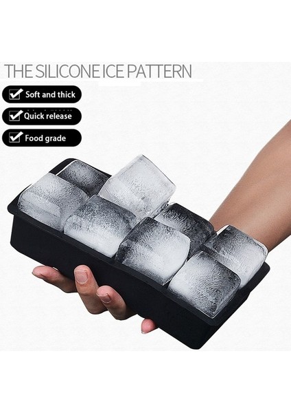 15 Gıirds Kapaksız 4 Adet 4/6/8/15 Izgara Büyük Buz Tepsisi Kalıp Dev Jumbo Büyük Gıda Sınıfı Silikon Buz Küpü Kare Tepsi Kalıp Dıy Buz Yapıcı Buz Küpü Tepsi (Yurt Dışından) fiyatları