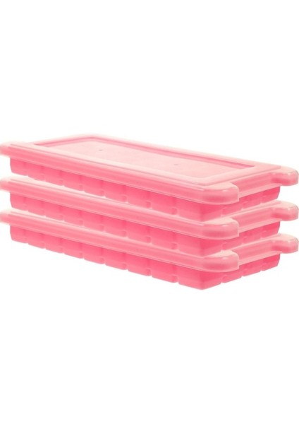 Silikon Buz Küpü Tepsisi: Kapaklı 3 Adet Buz Küpü Kalıbı, Kolay Açılan Buz Küpü Tepsisi 4x9 Izgara Dondurucu Için Buz Küpü Tepsisi Içecekler Için Küçük Pelet Buz Yapıcı Yurt Dı (Yurt Dışından)