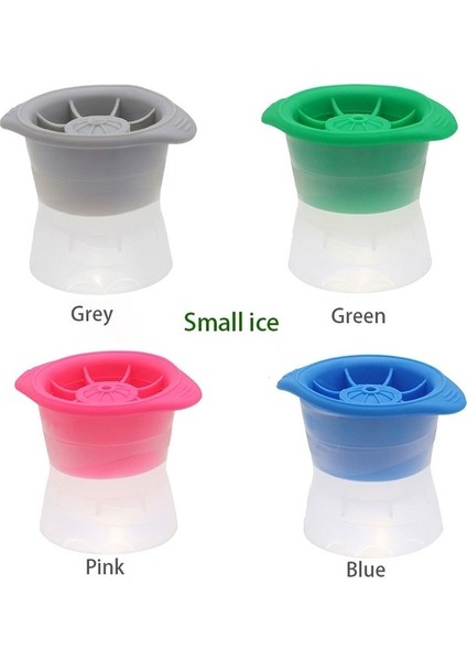 Küçük Mavi 1 Pc Yuvarlak Buz Küpü Makinesi Silikon Küresel Buz Küpü Kalıp Buz Yapım Makinesi Makinesi Hızlı Dondurucu Buz Kalıp Tepsisi Mutfak Aletleri (Yurt Dışından) fiyatları