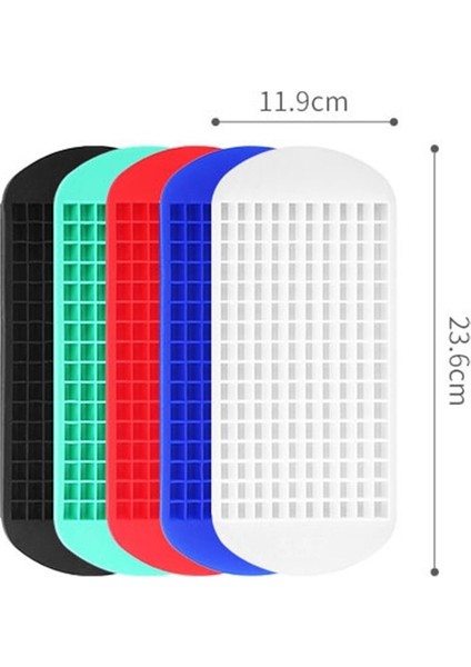 Kırmızı Gıda Sınıfı Silikon Buz Küpü Tepsisi 160 Izgara Buz Küpü Tepsisi Dıy Mini Buz Küpü Küçük Kare Kalıp Buz Yapım Makinesi Mutfak (Yurt Dışından) fiyatları