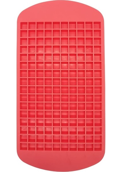 Esnek Silikon Kolay Çıkarılan Mini Ezilmiş Buz Küpü Tepsisi - Her Biri 160 Küçük Buz Küpü Yapar 1 Paket, Pembe (Yurt Dışından)