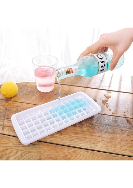 18 Izgaralar Pembe 12/48/60 Izgaralar Buz Küpü Tepsi Plastik Buz Küpü Makinesi Küre Kalıp Kokteyl Suyu Buz Küpü Tepsisi Kapaklı Mutfak Aracı (Yurt Dışından) fırsatları