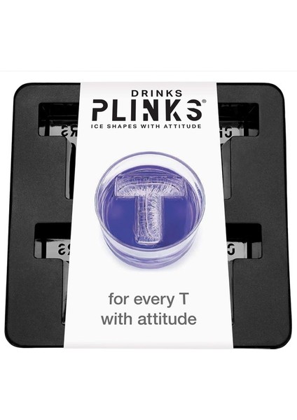 Büyük Harf T ile Silikon Buz Küpü Tepsisi - Dondurma, Pişirme ve El Işi Için Monogram Şekilli Buz Küpü Kalıbı - Özel Harflerle Kokteyller ve Için Kişiselleştirilmiş Buz Küpü (Yurt Dışından)