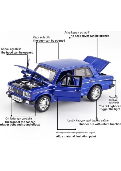 Vintage Lada Sedan Alaşım Modeli (Yurt Dışından) fiyatları