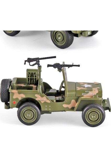 1:32 Willis Offroad Ordu Aracı Alaşım Modeli (Yurt Dışından) fiyatları