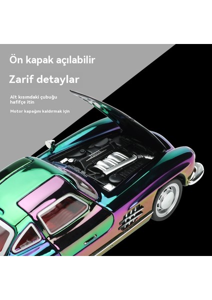 1:32 Daben 300SL Elektro Alaşımlı Araba Modeli (Yurt Dışından) modelleri