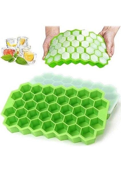 Buz Küpü Tepsisi 2 Paket 74 Gıda Sınıfı Silikon Esnek Kapaklı Buz Tepsisi Kalıpları Iyi Esneklik, Bpa Içermeyen, Soğuk Içecekler, ve Kokteyller Için Çıkarılabilir Kapaklı Buz Y (Yurt Dışından)