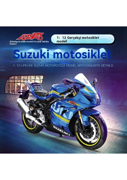1:12 Suzuki R1000 Motosiklet Modeli (Yurt Dışından) fırsatları