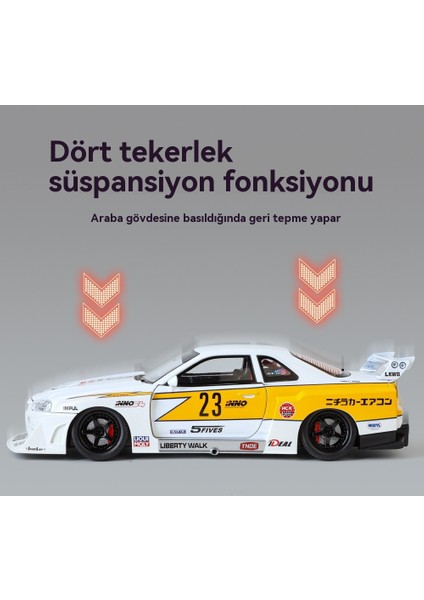1:24GTR Skyline Modifiye Araba Modeli (Yurt Dışından) fiyatları