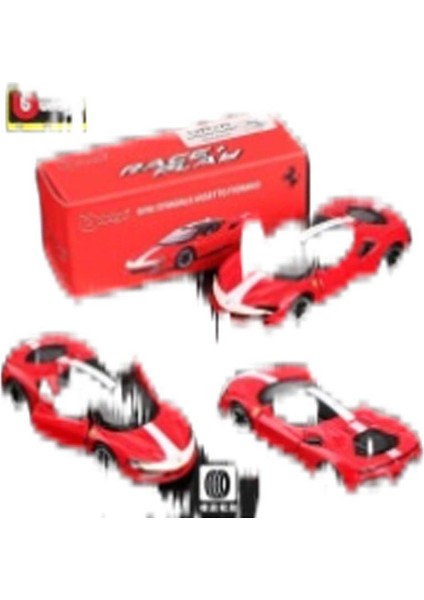 Beamco 1/64 Ferrari Simülasyon Oyuncak Alaşım Araba Modeli Küçük Ölçekli Araba Modeli SF90 S P1 Lafa (Yurt Dışından)