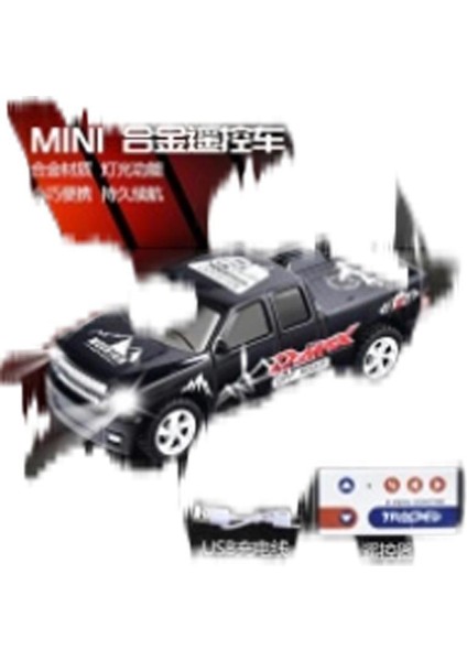1:64 Yüksek Hassasiyetli Mini Alaşımlı Uzaktan Kumandalı Araba Şarj 2.4g Ayarlanabilir Hız Römork Simülasyon Modeli ile Off-Road (Yurt Dışından)
