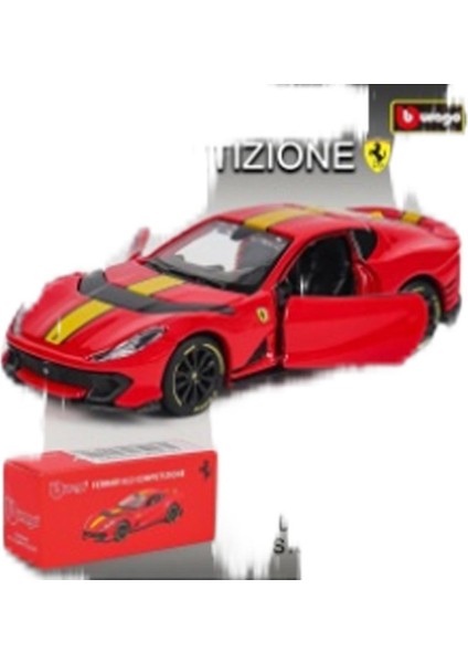Beamco 1/64 Ferrari Simülasyon Oyuncak Alaşım Araba Modeli Küçük Ölçekli Araba Modeli SF90 S P1 Lafa (Yurt Dışından)