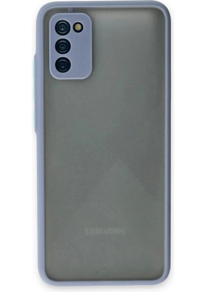 Samsung Galaxy A02S Kılıf Montreal Silikon Kapak - Gri