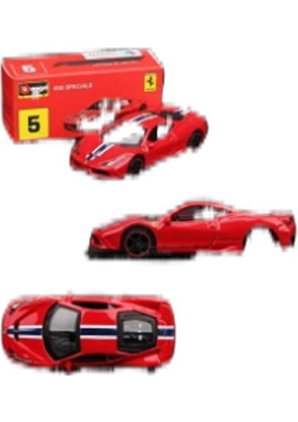 Beamco 1/64 Ferrari Simülasyon Oyuncak Alaşım Araba Modeli Küçük Ölçekli Araba Modeli SF90 S P1 Lafa (Yurt Dışından)