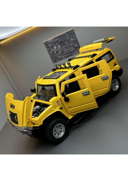 1:24 Hummer H2 Uzunsu Arazi Sesi Oyuncak Araba Modeli (Yurt Dışından) fiyatları