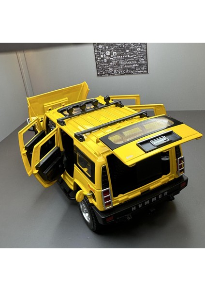 1:24 Hummer H2 Uzunsu Arazi Sesi Oyuncak Araba Modeli (Yurt Dışından) modelleri