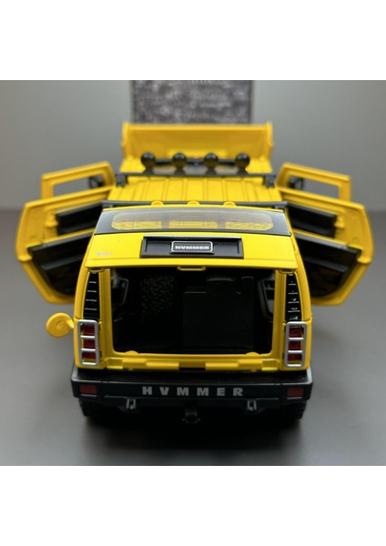 1:24 Hummer H2 Uzunsu Arazi Sesi Oyuncak Araba Modeli (Yurt Dışından) fırsatları