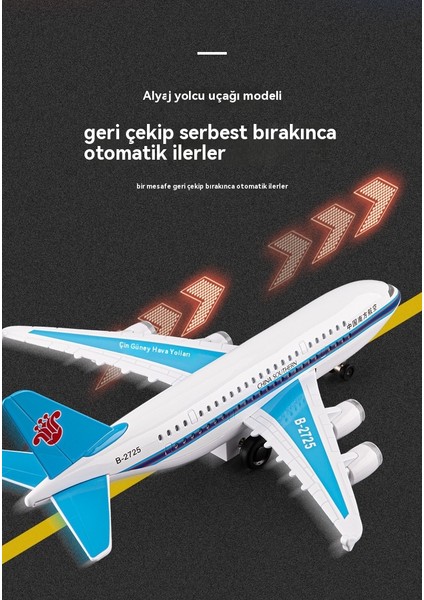 Büyük Sivil Uçak Modeli Alaşımlı Uçak Süsleri (Yurt Dışından) fırsatları