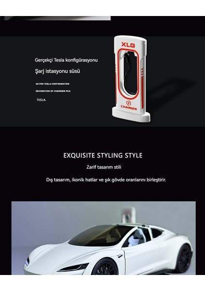 Roadster Alaşım 1/24 Ses ve Işık Çocuk Araba Modeli (Yurt Dışından) fiyatları