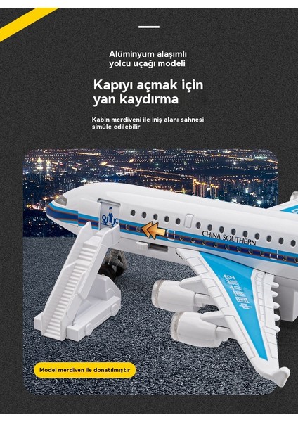 Airbus A380 Çocuk Alaşım Uçak Model Oyuncak Süsleri (Yurt Dışından) indirimleri