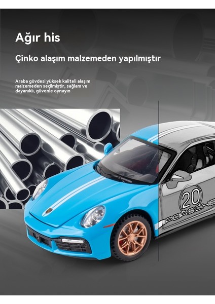 911 Spor Araba 1/32 Alaşım Araba Modeli Oyuncak (Yurt Dışından) fırsatları