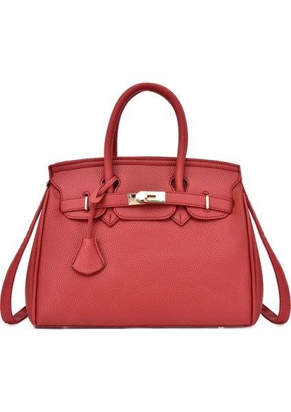 Yeni Avrupa ve Amerikan Basit Düz Renk Omuz Çantası Moda El Çantası (Yurt Dışından)