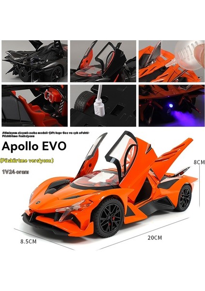 1:24 Apollo Helios Spor Araba Sprey Model Süsler (Yurt Dışından) indirimleri