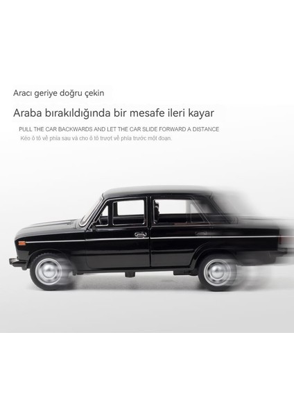 Alaşım Araba Modeli 1:24 Lada Retro Klasik Araba Modeli Süsleme (Yurt Dışından) fiyatları