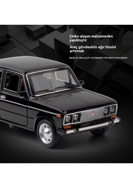 Alaşım Araba Modeli 1:24 Lada Retro Klasik Araba Modeli Süsleme (Yurt Dışından) fırsatları