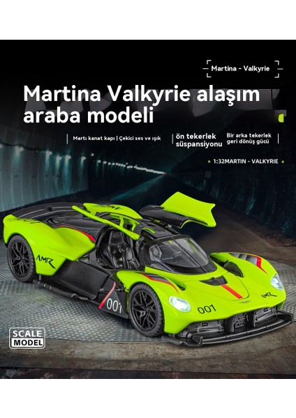 1 Ila 32 Martin-Valkyrie Spor Araba Ses ve Işık Oyuncak Araba (Yurt Dışından) fırsatları