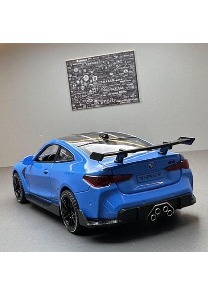1:32 Baoma M4 Spor Araba Ses ve Işık Oyuncak Araba Modeli (Yurt Dışından) modelleri