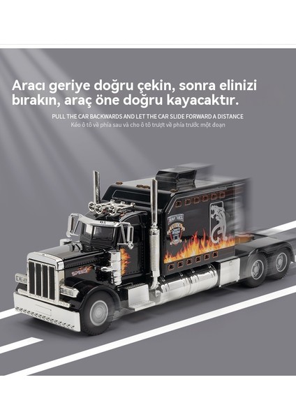 Akıllı Taç Alaşımlı Araba Modeli 1 Ila 24 Peter Bilt Römork Oyuncak Araba (Yurt Dışından) fırsatları