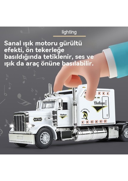 Akıllı Taç Alaşımlı Araba Modeli 1 Ila 24 Peter Bilt Römork Oyuncak Araba (Yurt Dışından) indirimleri