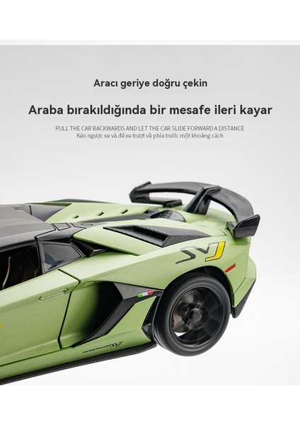 1 Ila 24 Rambo SVJ63 Spor Araba Oyuncak Araba Ses Ses Modeli (Yurt Dışından) indirimleri