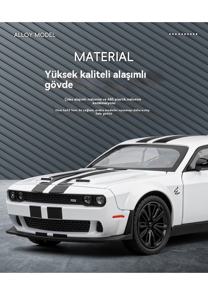 1:22 Hellcat Spor Araba Ses ve Işık Oyuncak Araba Modeli (Yurt Dışından) modelleri