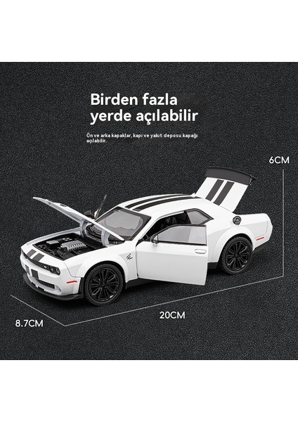 1:22 Hellcat Spor Araba Ses ve Işık Oyuncak Araba Modeli (Yurt Dışından) indirimleri