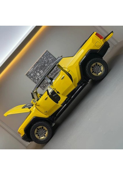 1:22 Hummer Pickup Buggy Ses ve Işık Oyuncak Araba Ses Ses Modeli (Yurt Dışından) modelleri