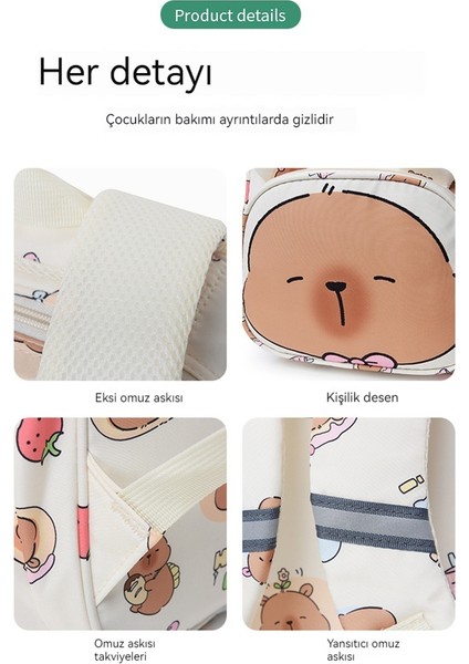 Çift Omuz Japon Sevimli Kapibala Sırt Çantası (Yurt Dışından) fiyatları