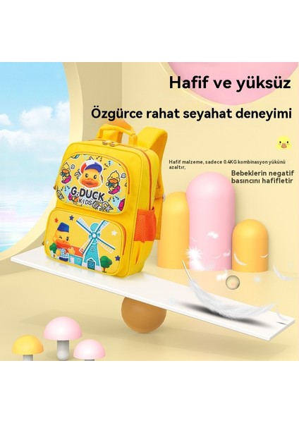 Küçük Sarı Ördek Okul Çantası Anaokulu Okul Çantası (Yurt Dışından) indirimleri