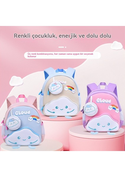 Anaokulu Okul Çantası Sevimli Bulut Bebek Çantası (Yurt Dışından) indirimleri